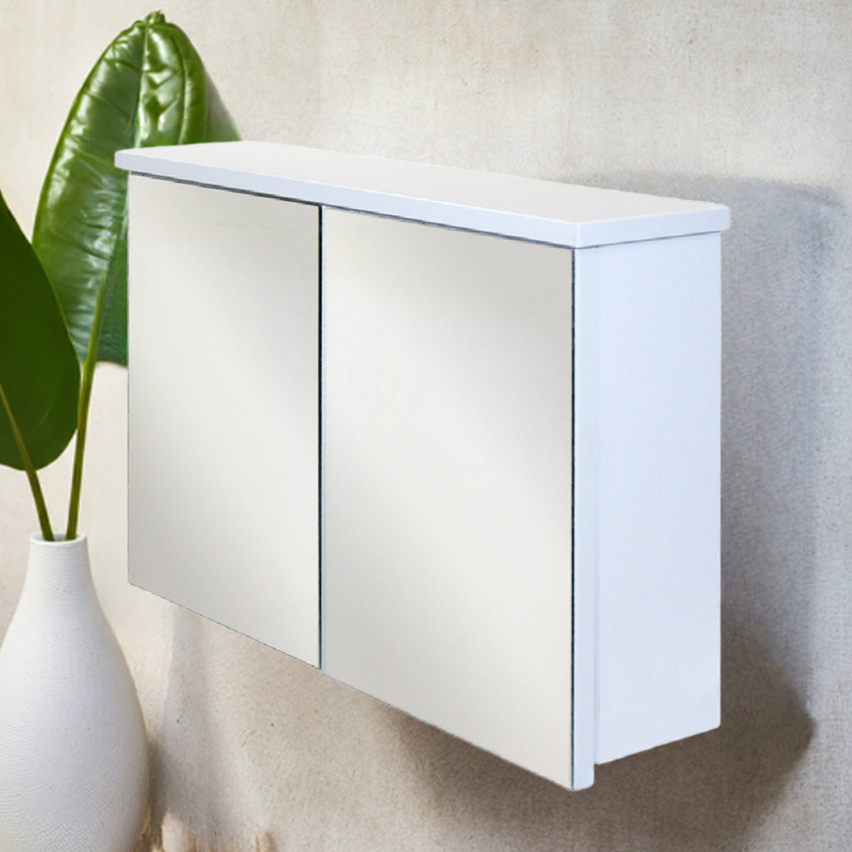 Denver Meubels | Badkamer Spieël Kabinet - Dubbel Deur Medisyne Kabinet | Wit
