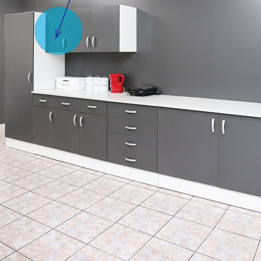 Denver Modular 400 Muur 1 Deur Vermont Slate