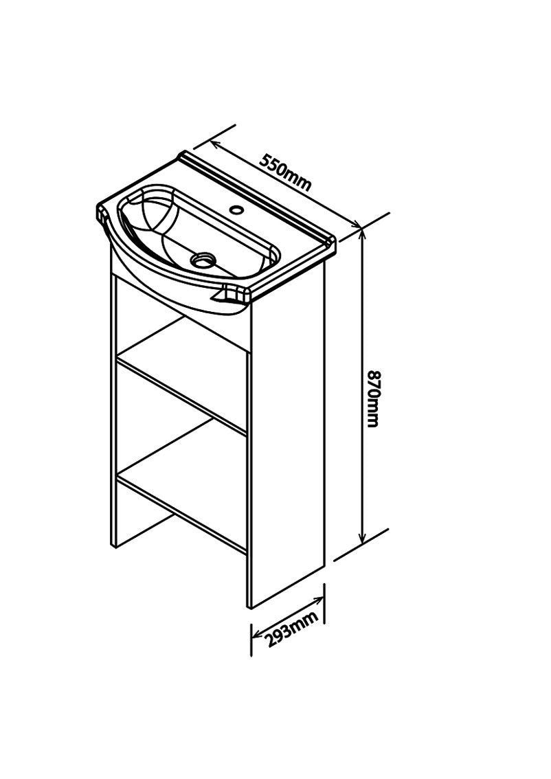 Denver Aperto 550 Ooprakkas Wit