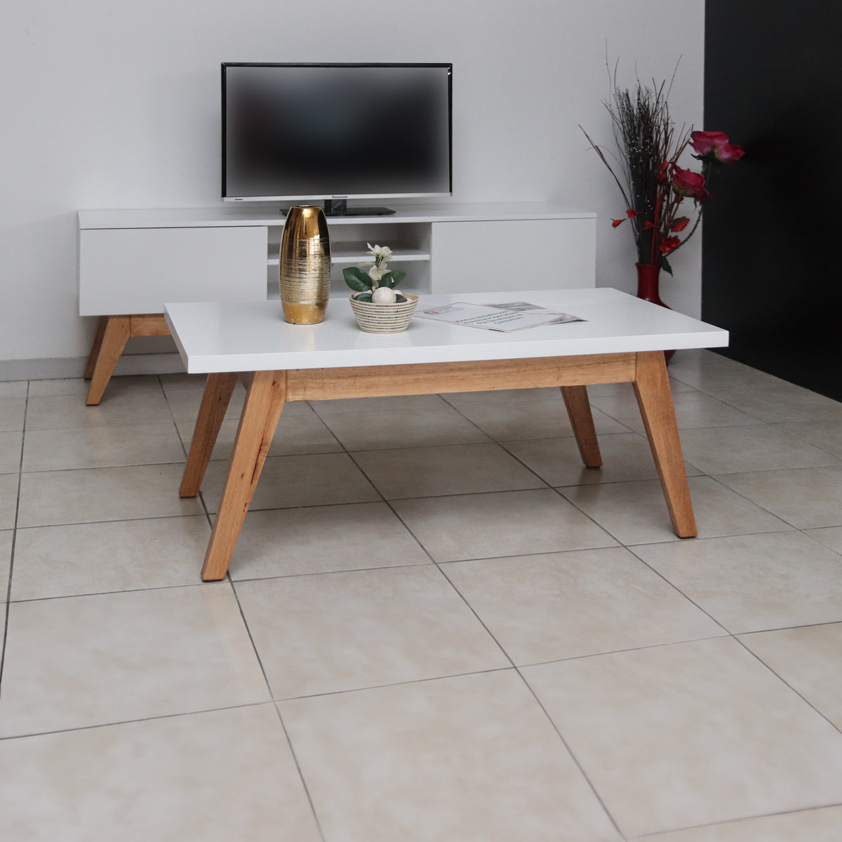 Scandinavian Coffee Table - White
