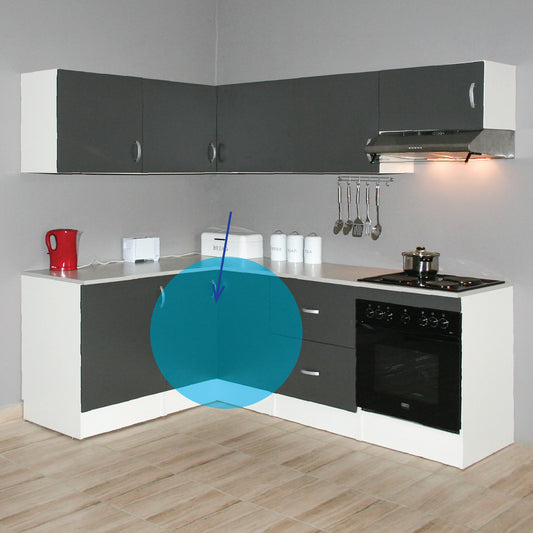 Denver Modular Corner Floor Unit 1000 Vemont Slate