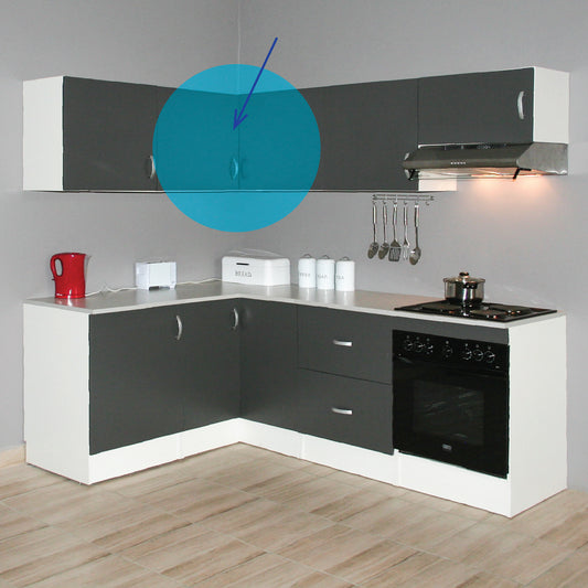 Denver Modular Corner Wall Unit 1000 Vermont Slate