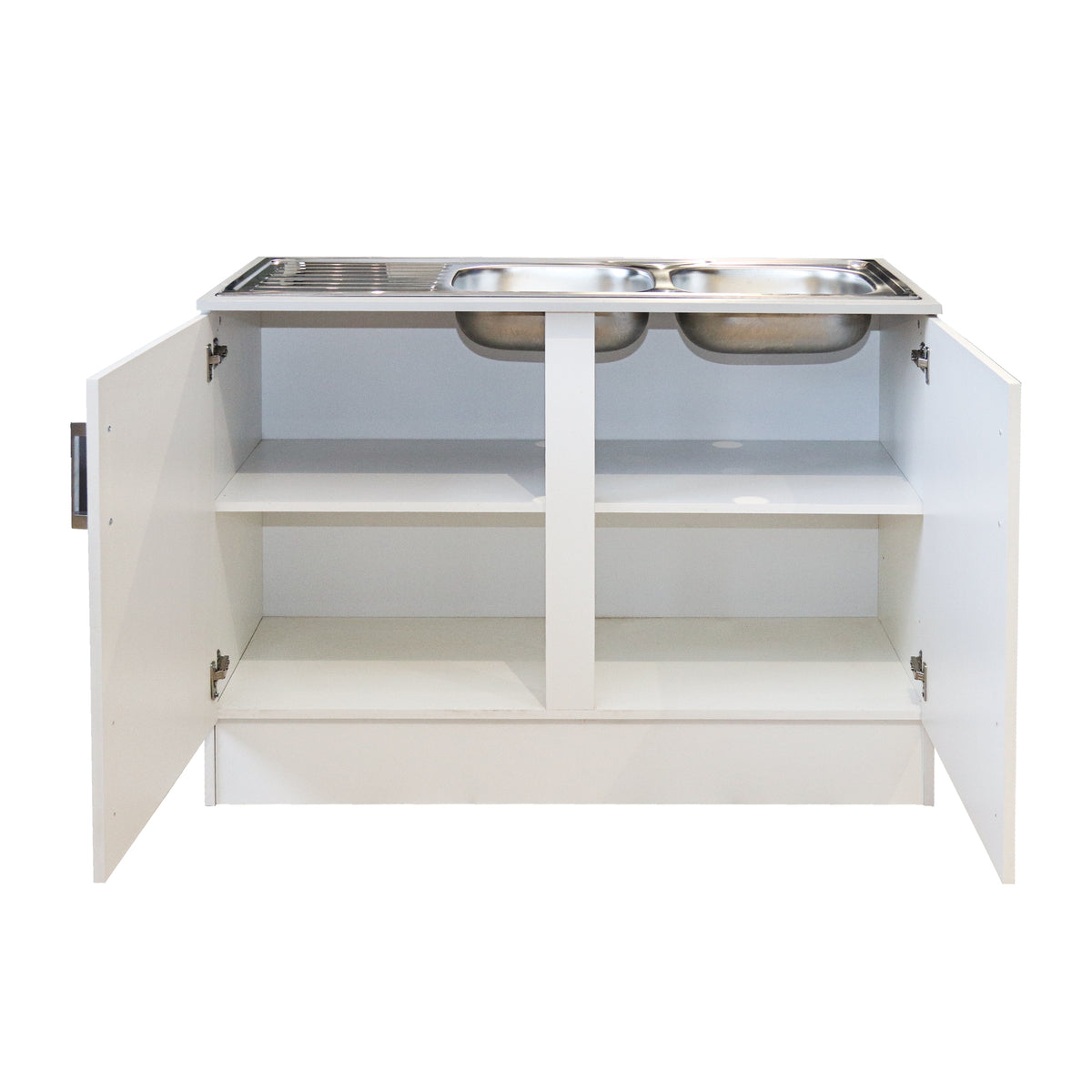 Denver Drop in Double Sink Cabinet 1200 | White
