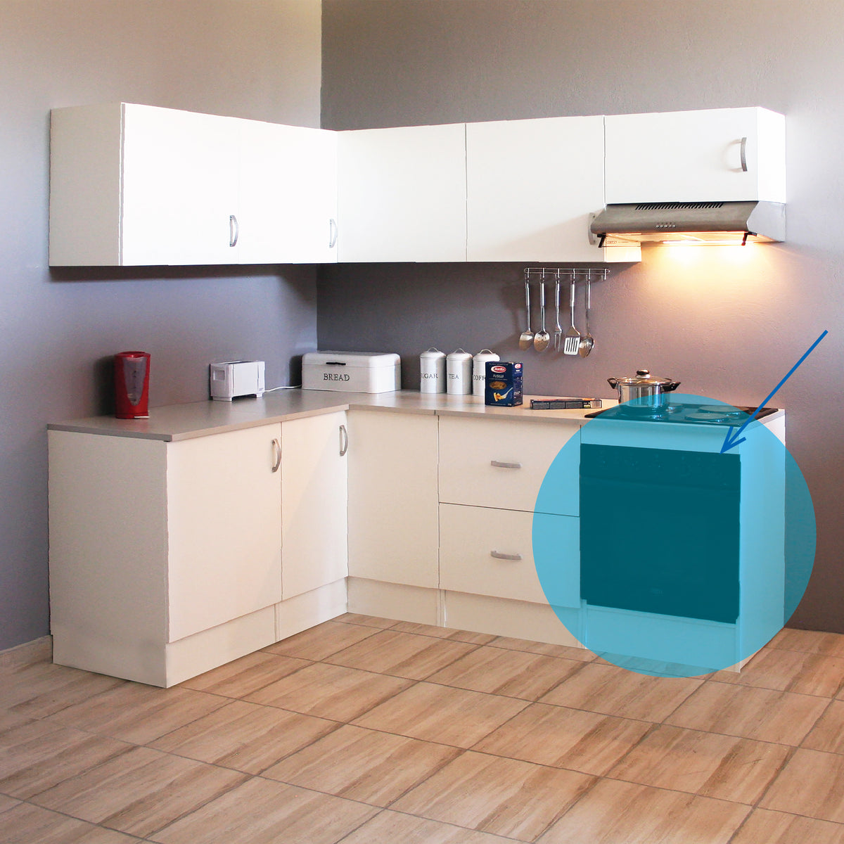 Denver Modular Base 600 Appliance White