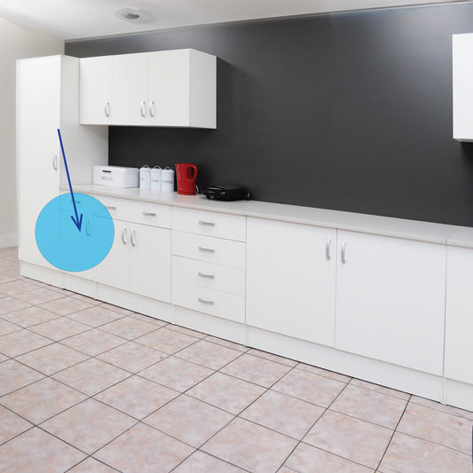 Denver Modular Base 400 1Drw 1Deur Wit