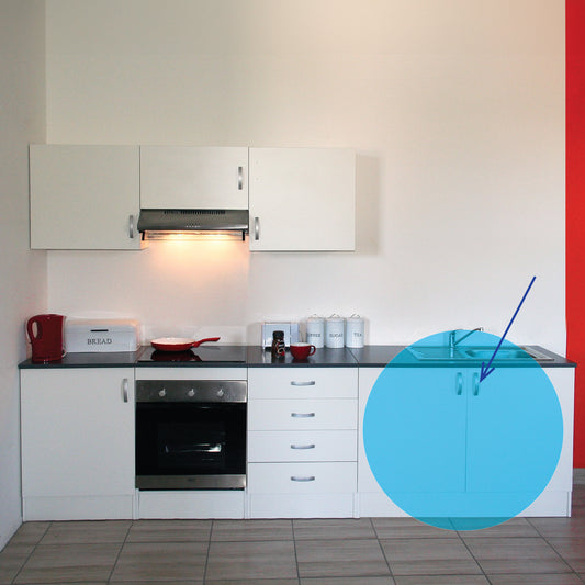 Denver Modular Base 1200 2 Deur Wit