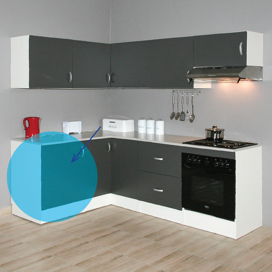 Denver Modular Base 600 1 Deur Vermont Slate