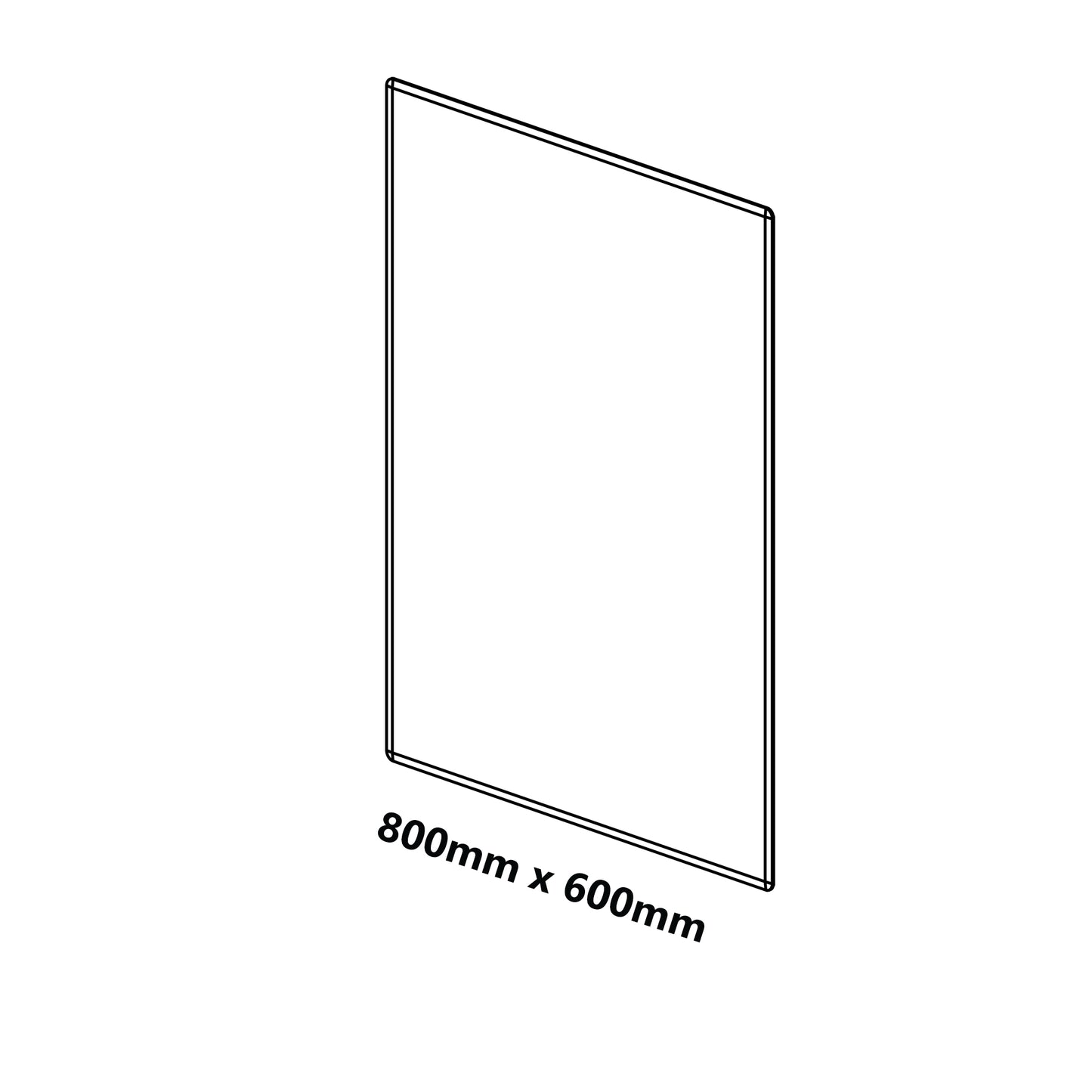 Denver Mirror Lillie 800X600mm Polished Bevelled