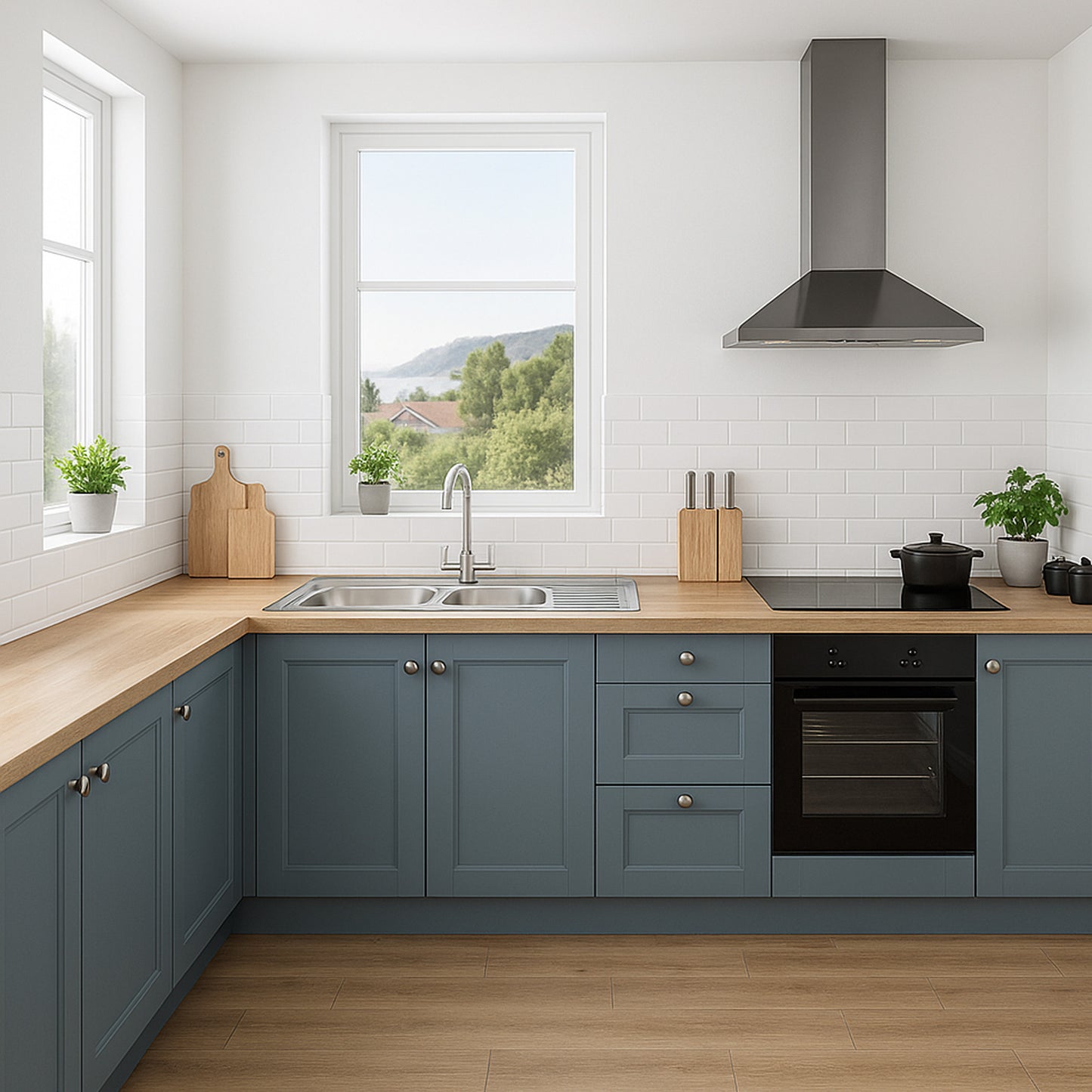 Vlekvrye staal sit op wasbak 50X120 (dubbel)