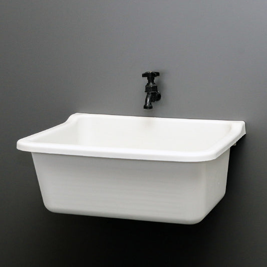 Contractors Wash Trough | Vandal Resistant | White