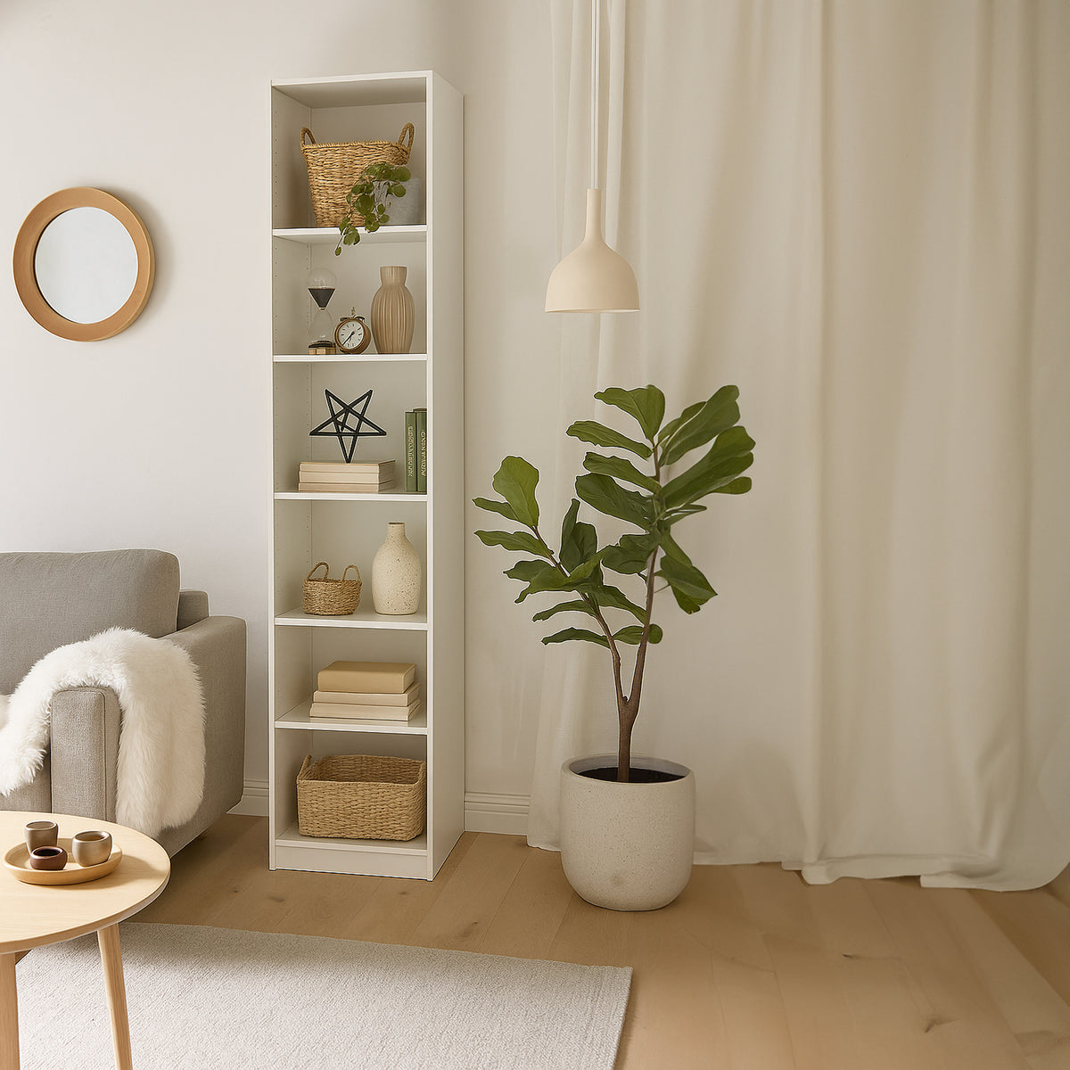 Denver Cab Space Home H200 x L40 x D45 | White