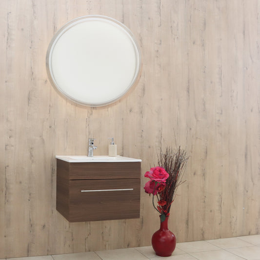 Denver Marlene 600 Wall Mount 1 Drawer - American Walnut