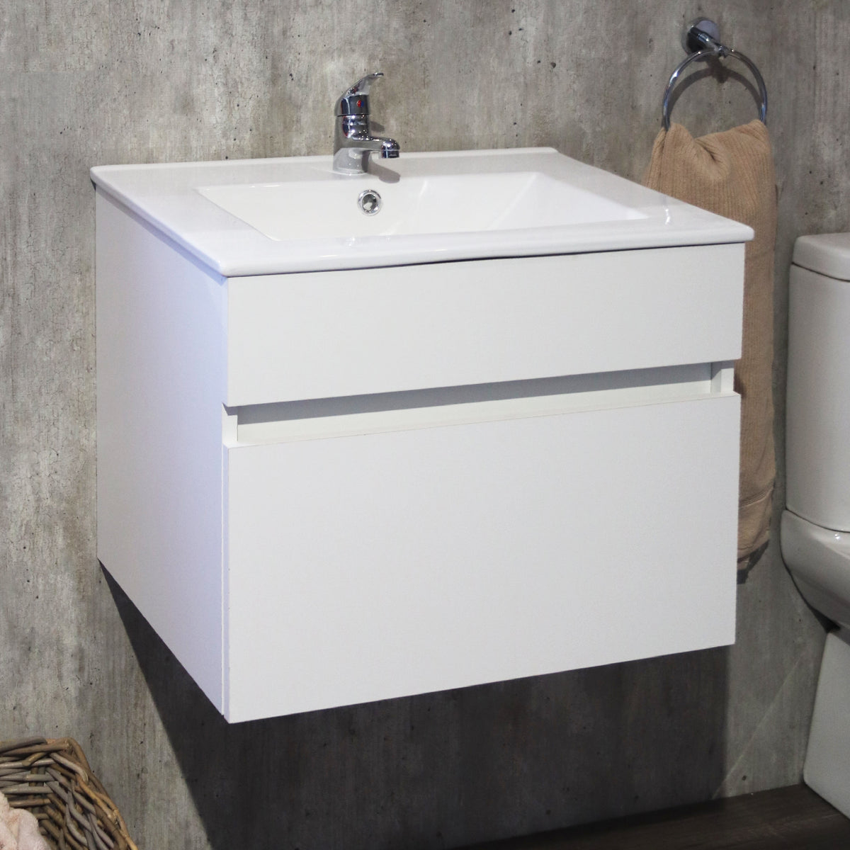 Denver Marlene 750 Bi Handle Soft Close High Gloss White