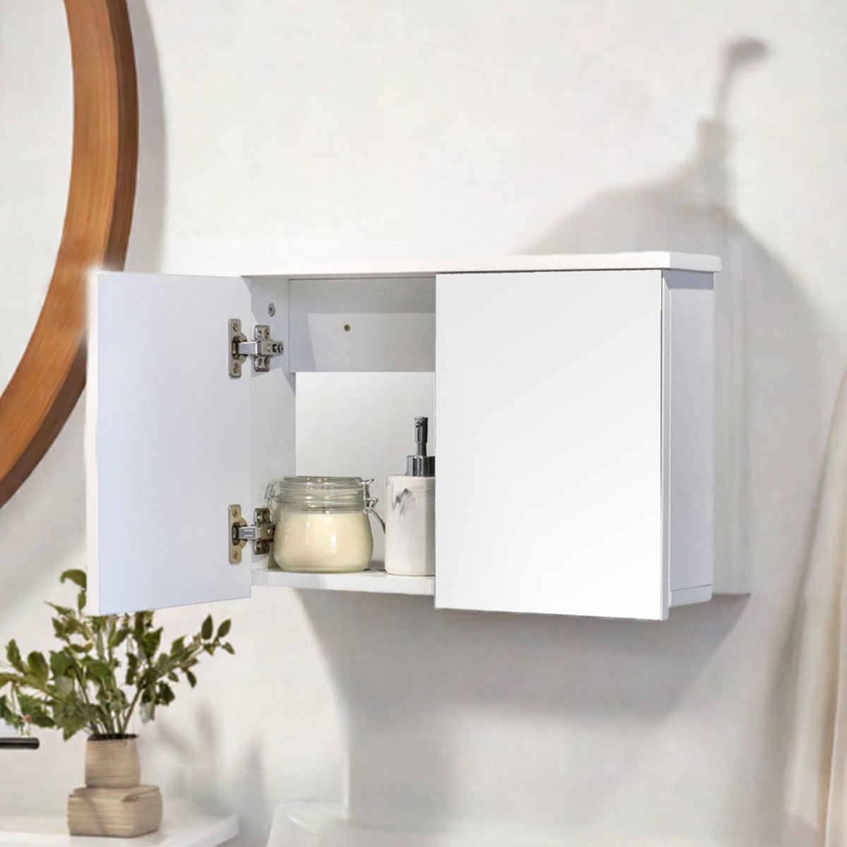 Denver Meubels | Badkamer Spieël Kabinet - Dubbel Deur Medisyne Kabinet | Wit