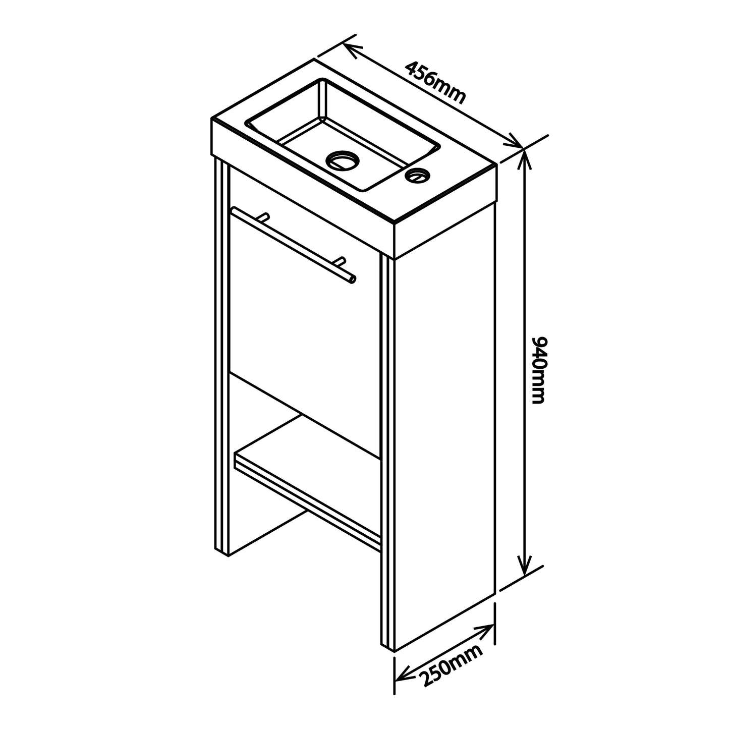 Denver Philly 400mm Standing Unit Coimbra