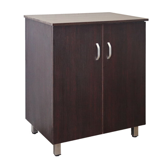 Valenti 600 2 Door with Top | Mahogany Melamine Assembled