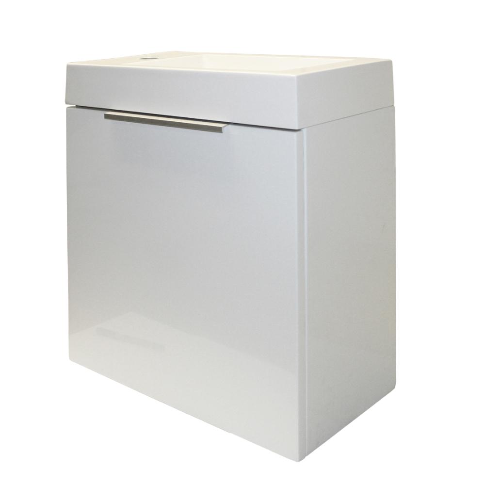 Denver Evox Manchester W/Mount 1 Drawer 450Mm H/Gloss White - Denver Furniture - Pennyware Distributors