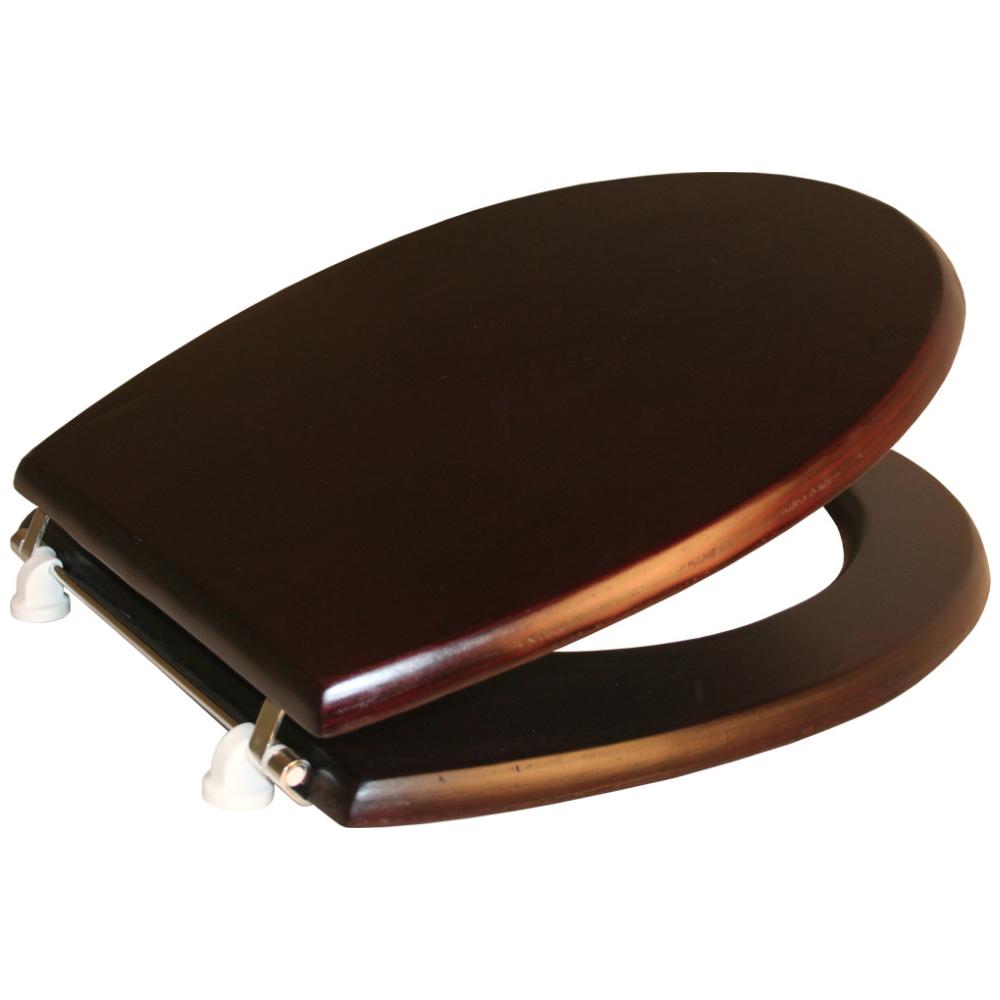 Denver Solid Timber Classico Mahogany Toilet Seat - Parker - Pennyware Distributors