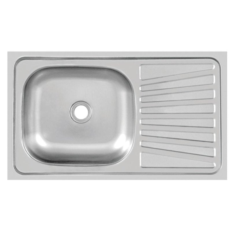 Stainless Steel Sit On Sink 45X75 (Single) - Parker - Pennyware Distributors