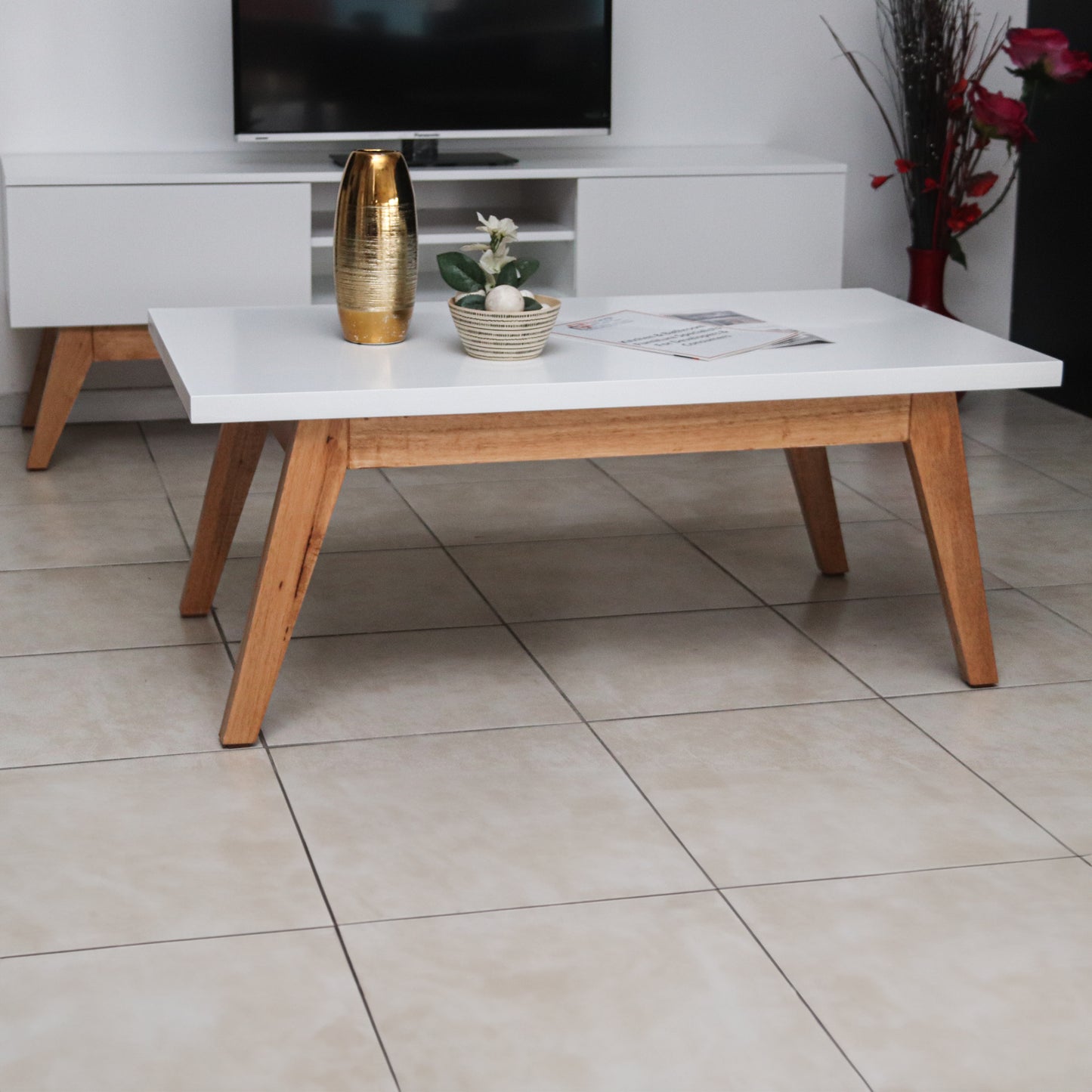 Scandinavian Coffee Table - White