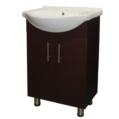 Denver Furniture | Tiffany Free Standing Bathroom Vanity Cabinet | Mahogany