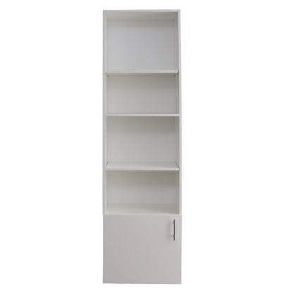 Denver storage 5 Shelves with Bottom Door | White