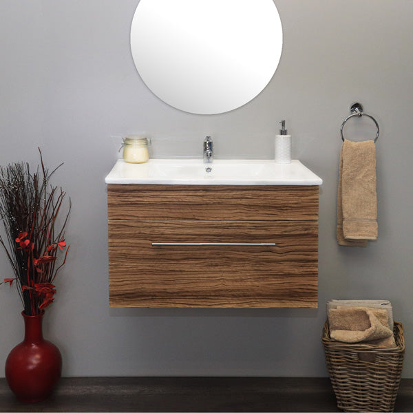 Denver Marlene 750 Wall Mount 1 Drawer - Indian Ebony