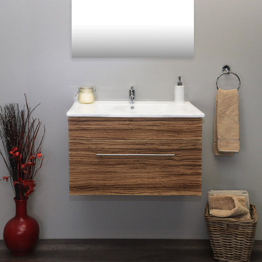 Denver Marlene 750 Wall Mount 1 Drawer - Indian Ebony