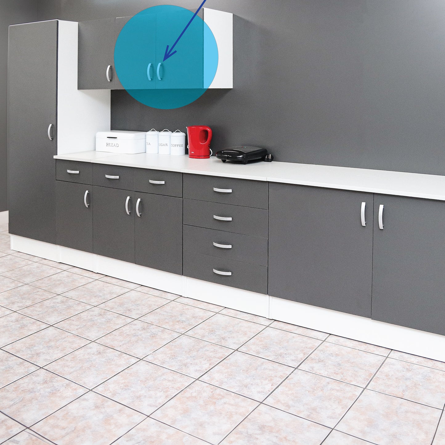 Denver Modular  800 Wall 2 Door Vermont Slate