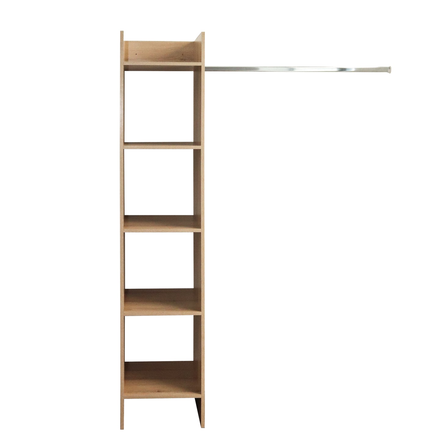 Denver SpaceCo - Basic Open Shelf Wardrobe - Washed Shale