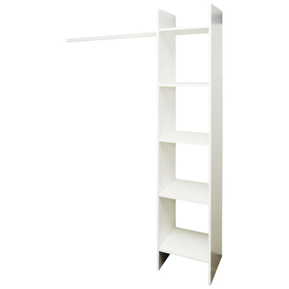 Denver SpaceCo - Baic open shelf wardrobe - WHITE