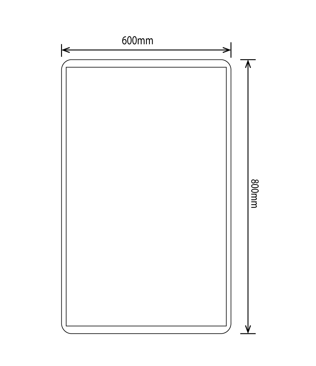 Bobby Frameless Mirror | 600 X 800
