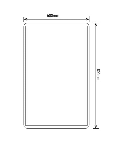 Bobby Frameless Mirror | 600 X 800