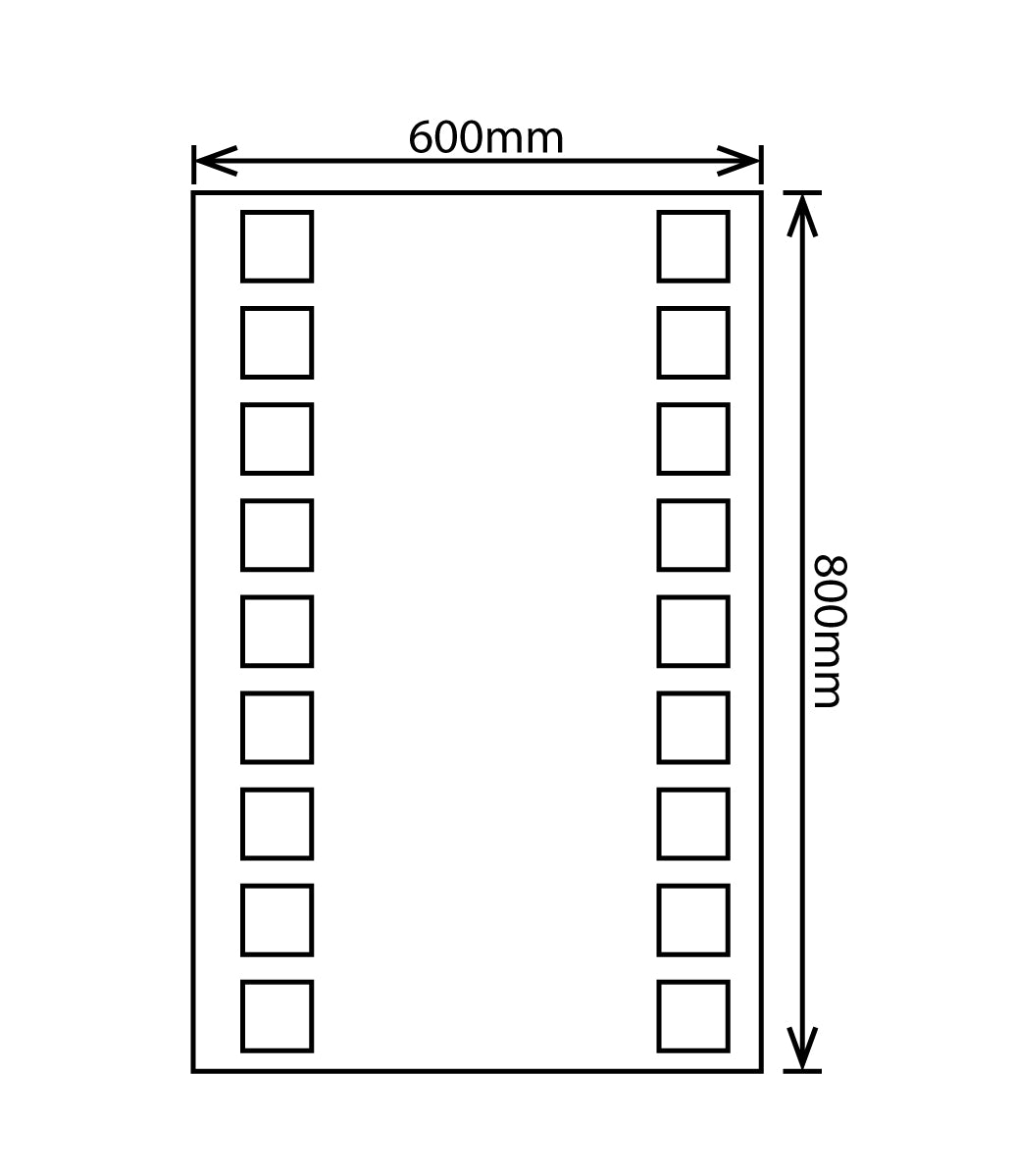 Joey Frameless Mirror |  600 x 800