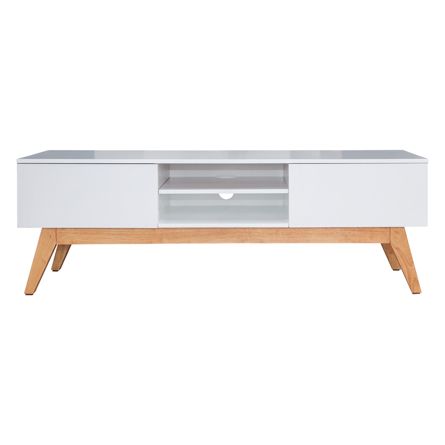 Scandinavian TV Stand - White