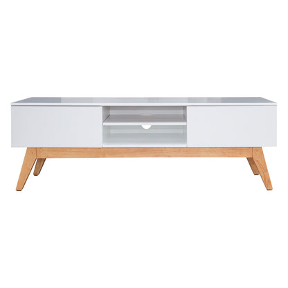 Scandinavian TV Stand - White