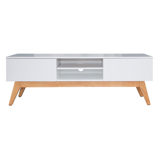 Scandinavian TV Stand - White