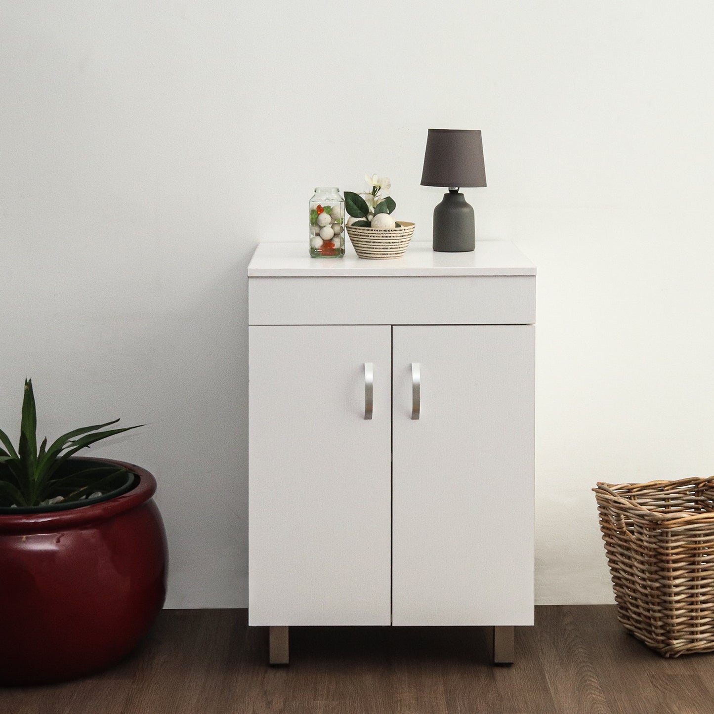 Denver Storage Cabinet - White