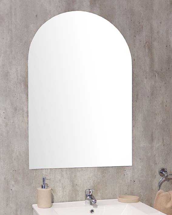 Denver Dome Frameless Bathroom Mirror