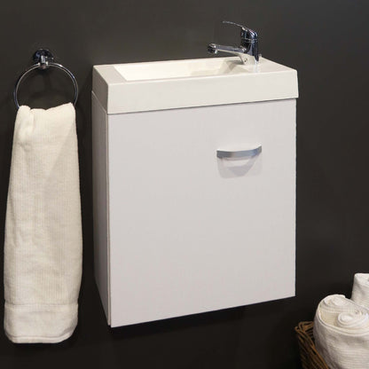 Denver Ilse Mini 450 Muur 1 Deur Oor Hang Hoogglans Wit