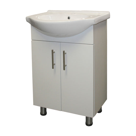Denver Tiffany Vanity 2 Door Cabinet 550 White