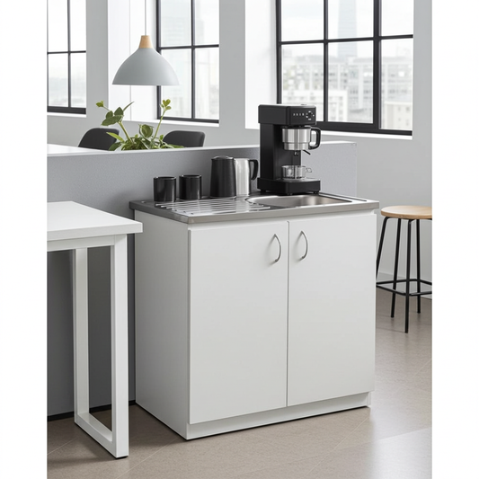 Denver Econo Enkelwasbakkas 900 Wit