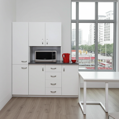 Denver Kitchen Furniture | Piccino Kitchenette | Iceberg White
