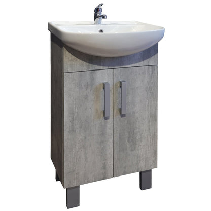 Valenti Bathroom Furniture | Estillo Bathroom Vanity Cabinet | Cement Grey Finish