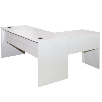 Denver Office Desk L Shape 1600 White