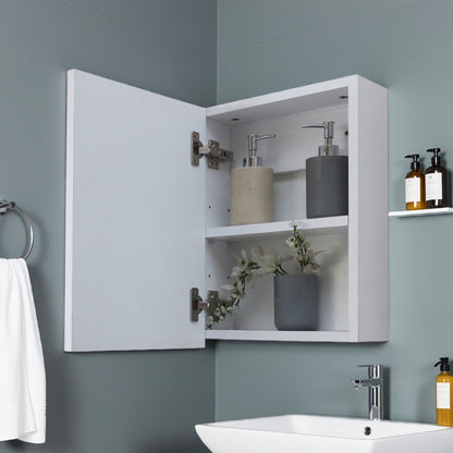 Denver Tiffany Medicine Cabinet Single Door | White