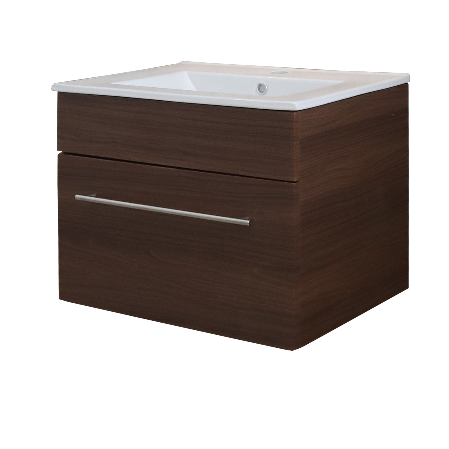 Denver Marlene 600 Wall Mount 1 Drawer - American Walnut