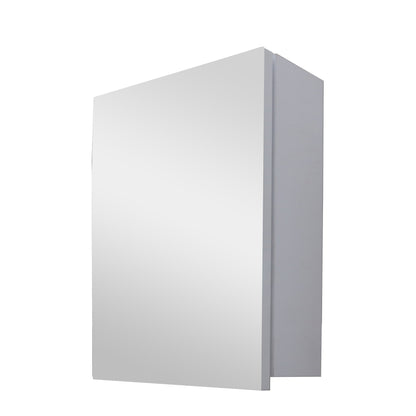 Denver Tiffany Medicine Cabinet Single Door | White