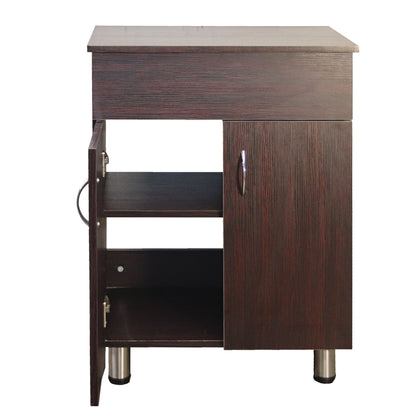 Valenti 600 2 Door with Top | Mahogany Melamine Assembled