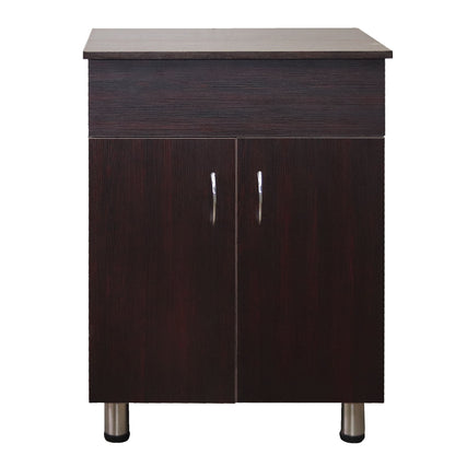 Valenti 600 2 Door with Top | Mahogany Melamine Assembled